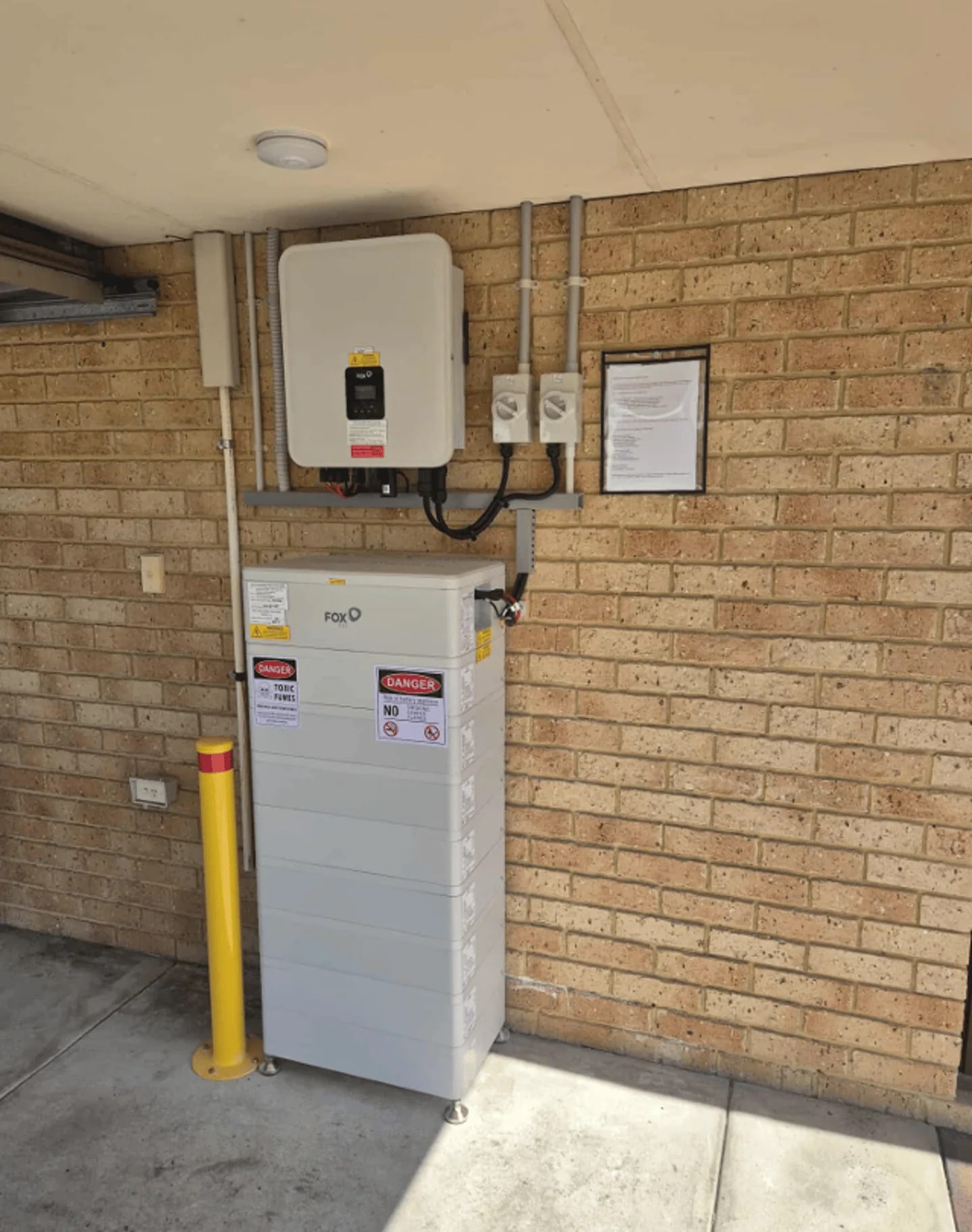 Home battery installed by Perth Solar and Air